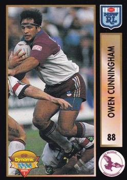 1994 Dynamic Rugby League Series 1 #88 Owen Cunningham Front